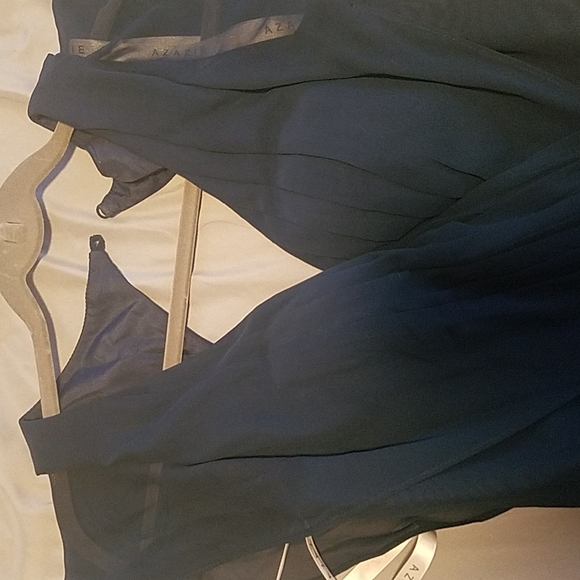 Azazie Rylee Dress in Dark Navy - Picture 4 of 5